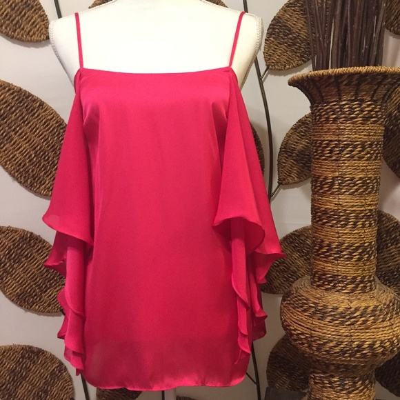 NWT Express Draped Top 2 looks in 1 - So Cute - Picture 3 of 8